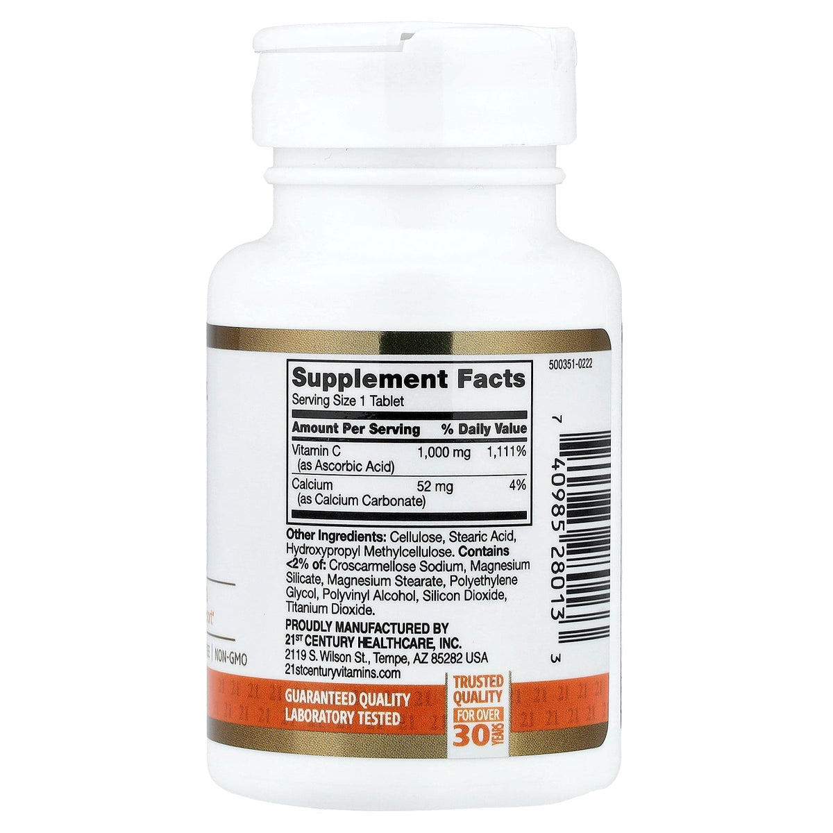 21st Century, Vitamin C, 1,000 mg, 60 Tablets
