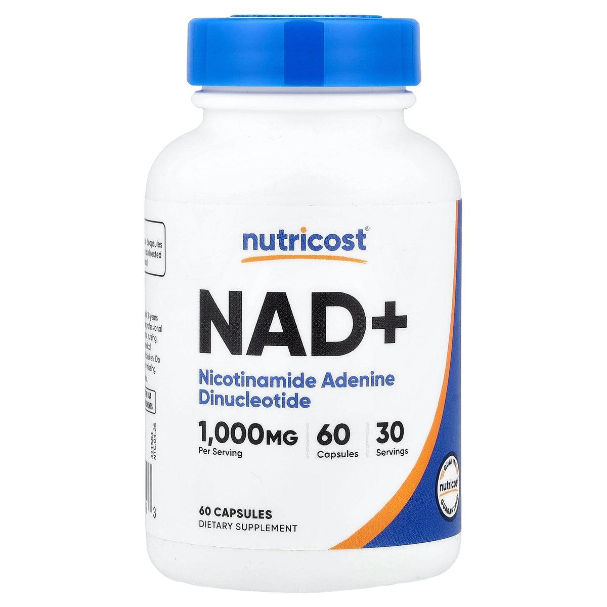 Nutricost, NAD+, 60 Capsules (500 mg per Capsule)