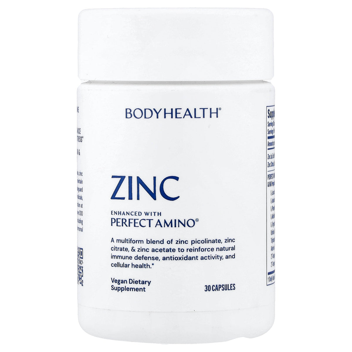 BodyHealth, Zinc, 30 Capsules