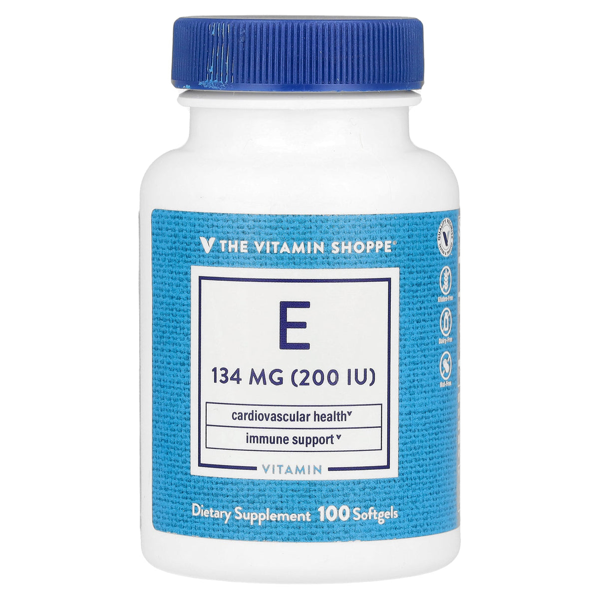 The Vitamin Shoppe, Vitamin E, 134 mg (200 IU), 100 Softgels