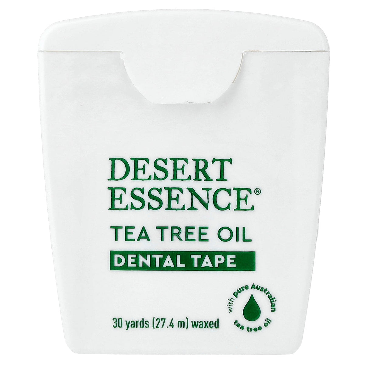 Desert Essence, Dental Tape, Waxed, Tea Tree Oil, 6 Count, 30 yds (27.4 m)