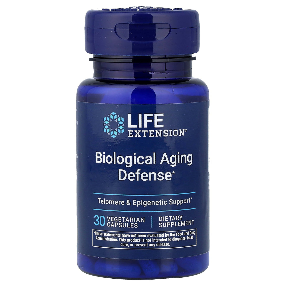 Life Extension, Biological Aging Defense, 30 Vegetarian Capsules (100 mg per Capsule)