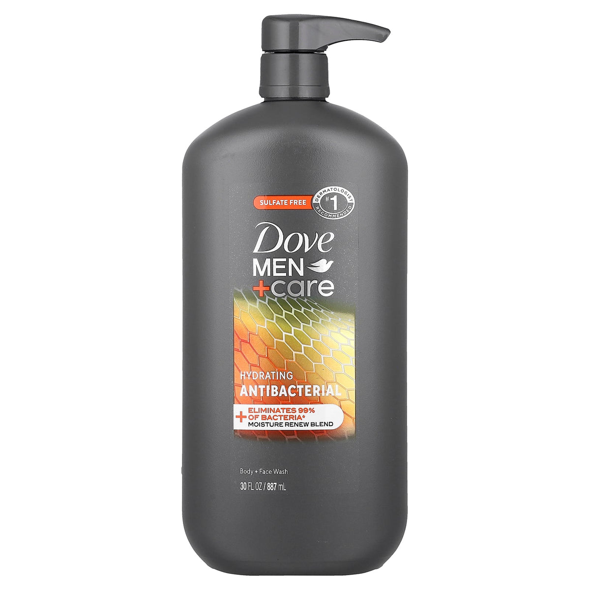 Dove, Men + Care, Body + Face Wash, Antibacterial, 30 fl oz (887 ml)