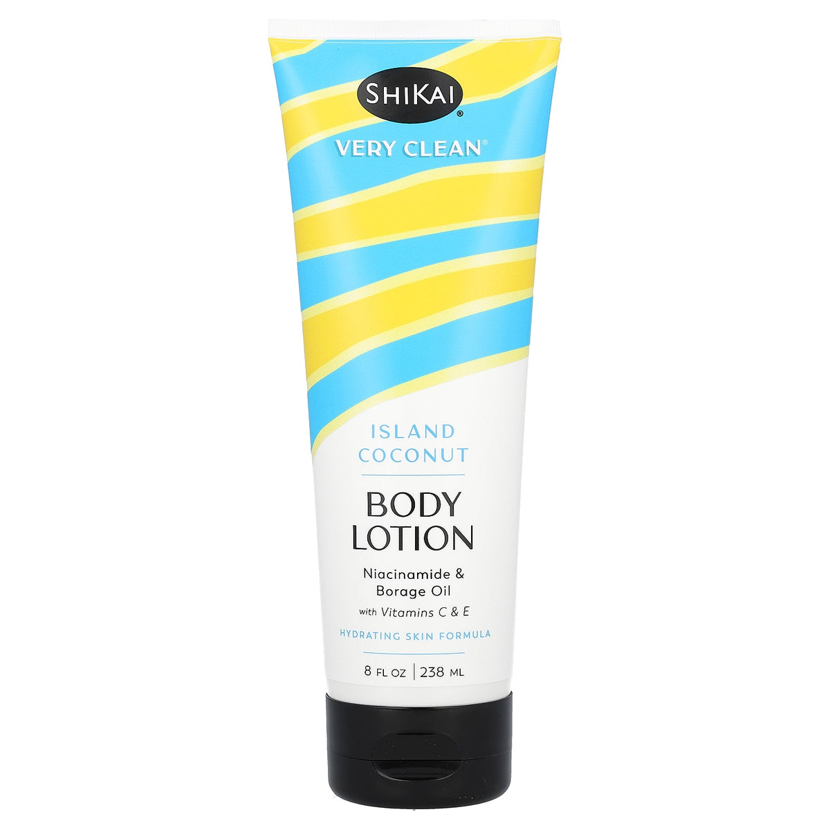 Shikai, Very Clean, Body Lotion, Island Coconut, 8 fl oz (238 ml)