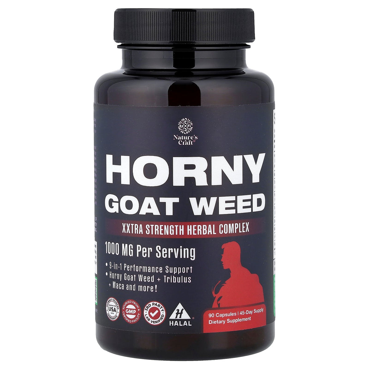 Nature's Craft, Horny Goat Weed, 90 Capsules
