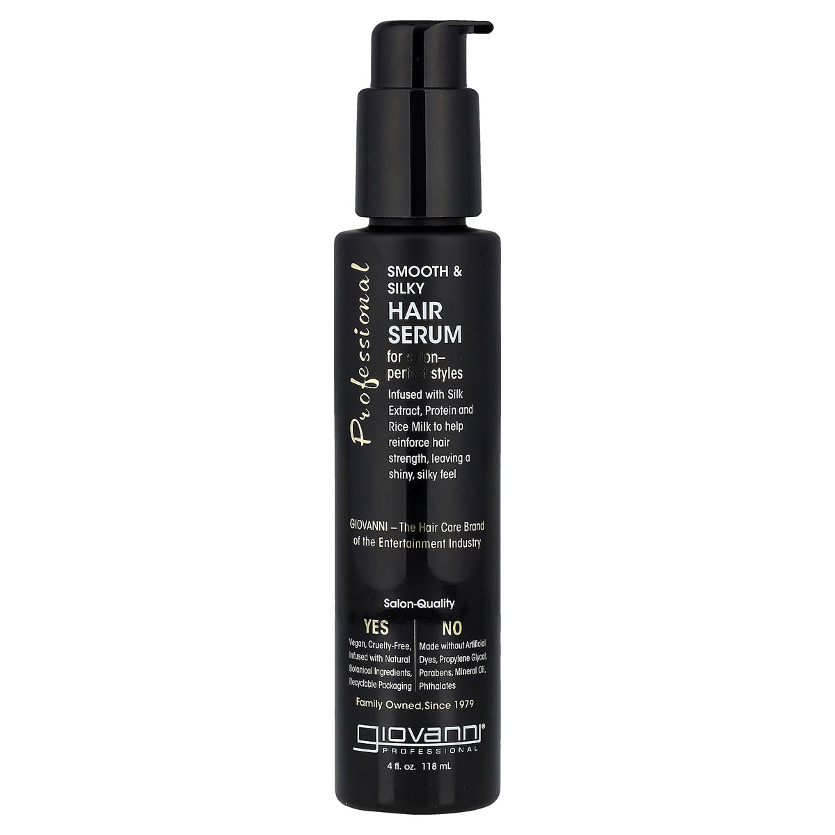 Giovanni, Professional, Smooth & Silky Hair Serum, 4 fl oz (118 ml)
