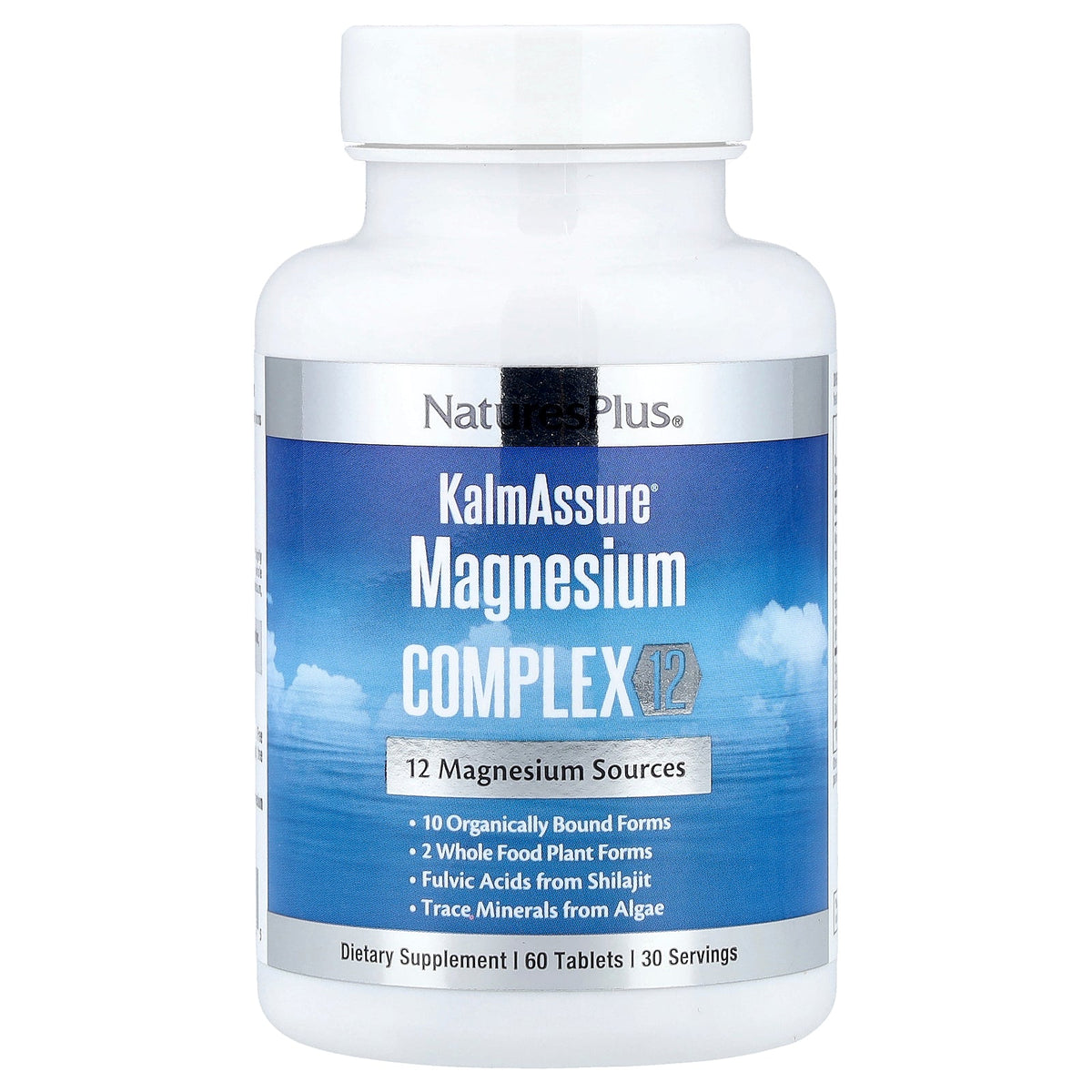NaturesPlus, KalmAssure®, Magnesium Complex 12, 60 Tablets