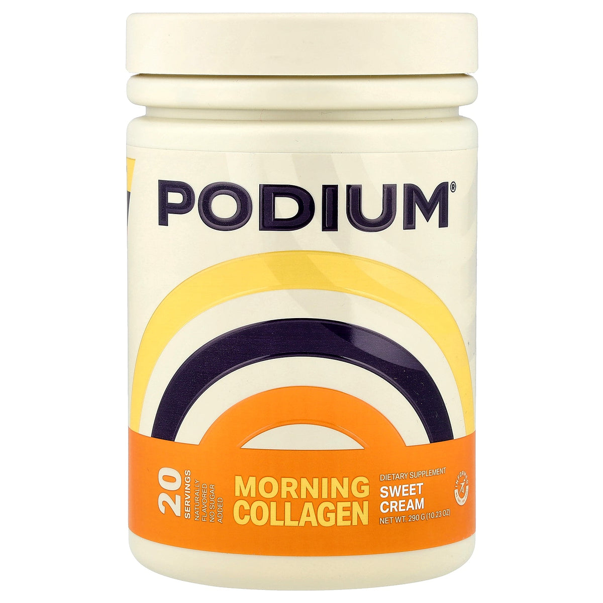 Podium Nutrition, Morning Collagen, Sweet Cream, 10.23 oz (290 g)
