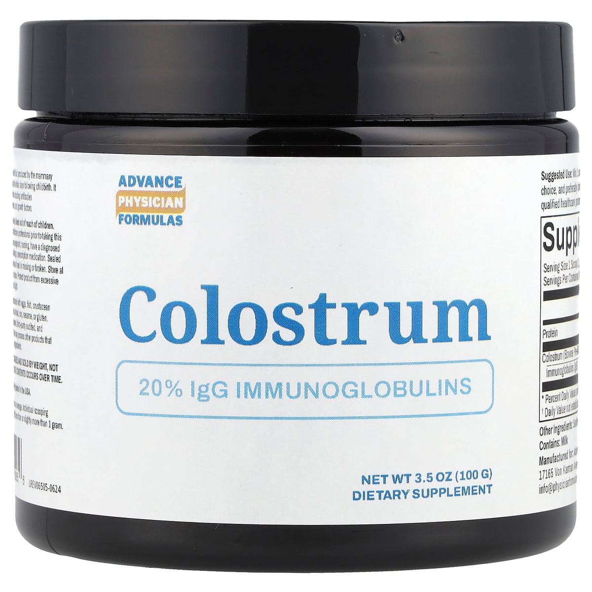 Advance Physician Formulas, Colostrum, 3.5 oz (100 g)