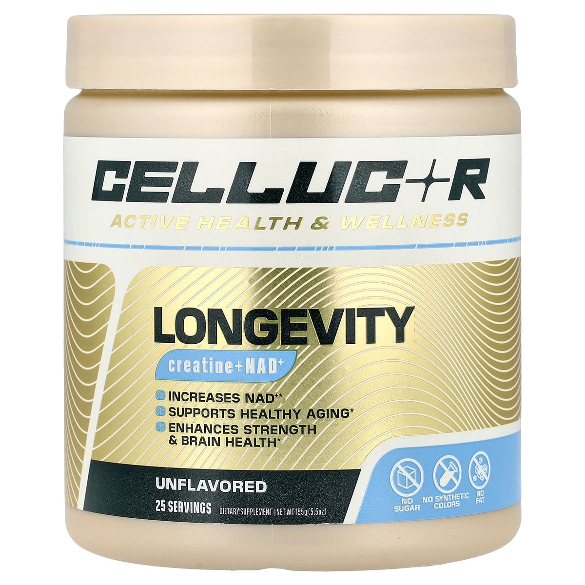 C4 / Cellucor, Longevity, Creatine + NAD+, Unflavored, 5.5 oz (155 g)