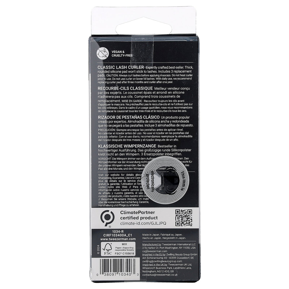 Tweezerman, Classic Lash Curler, 1 Count