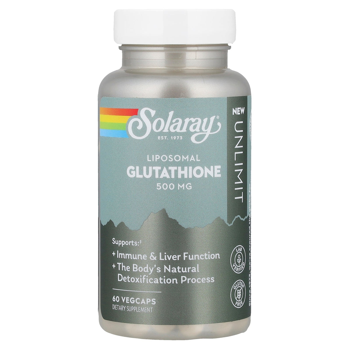 Solaray, Unlimit, Liposomal Glutathione, 60 VegCaps (250 mg per Capsule)