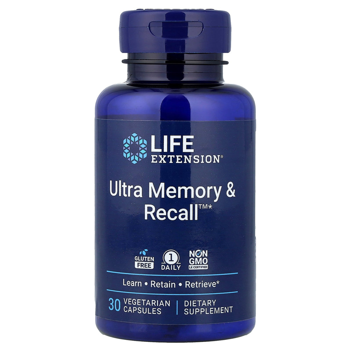 Life Extension, Ultra Memory & Recall™, 30 Vegetarian Capsules