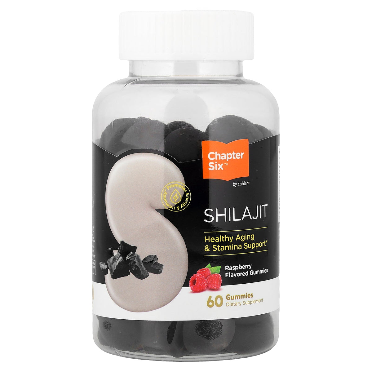 Zahler, Chapter Six™, Shilajit Gummies, Raspberry, 60 Gummies