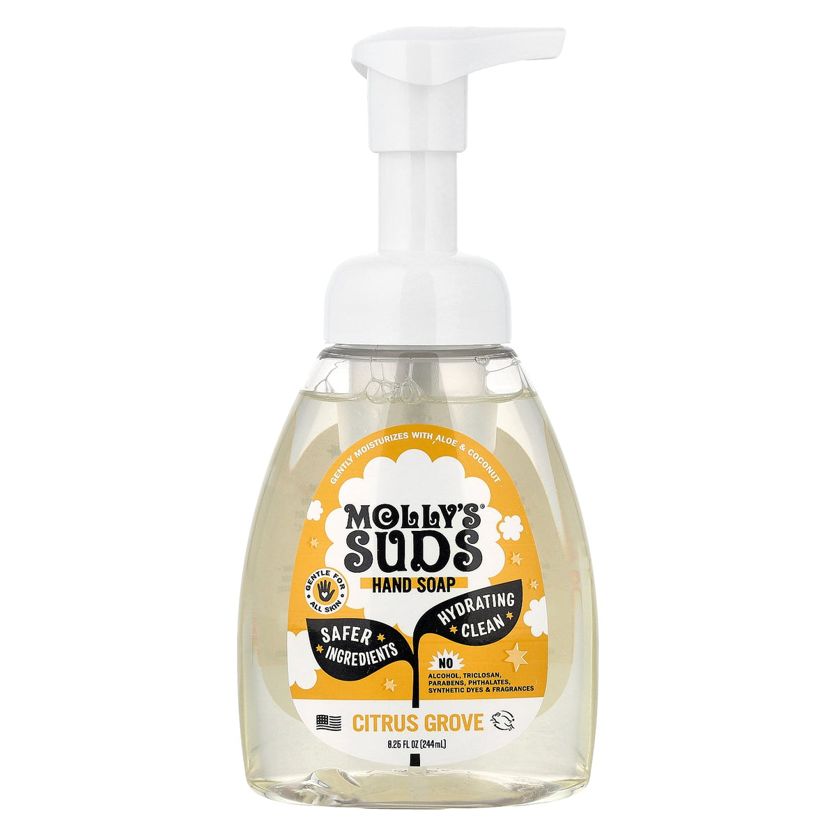 Molly's Suds, Hand Soap, Citrus Grove, 8.25 fl oz (244 ml)