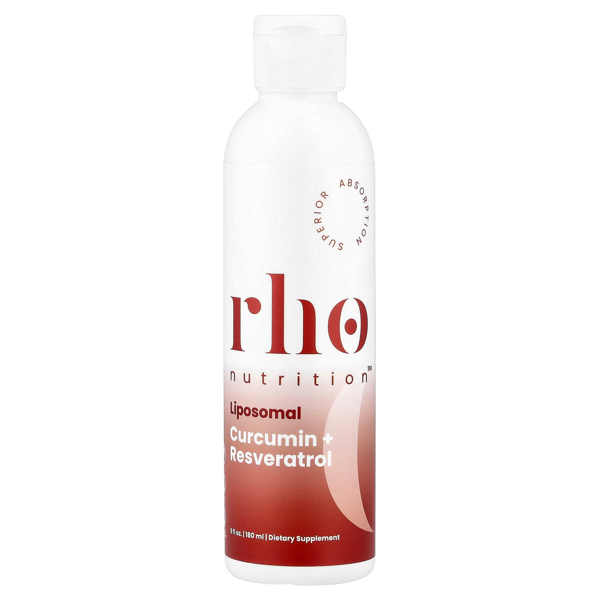 Rho Nutrition, Liposomal Curcumin + Resveratrol, 6 fl oz (180 ml)