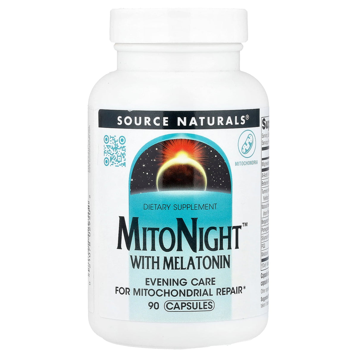 Source Naturals, MitoNight™ With Melatonin, 90 Capsules