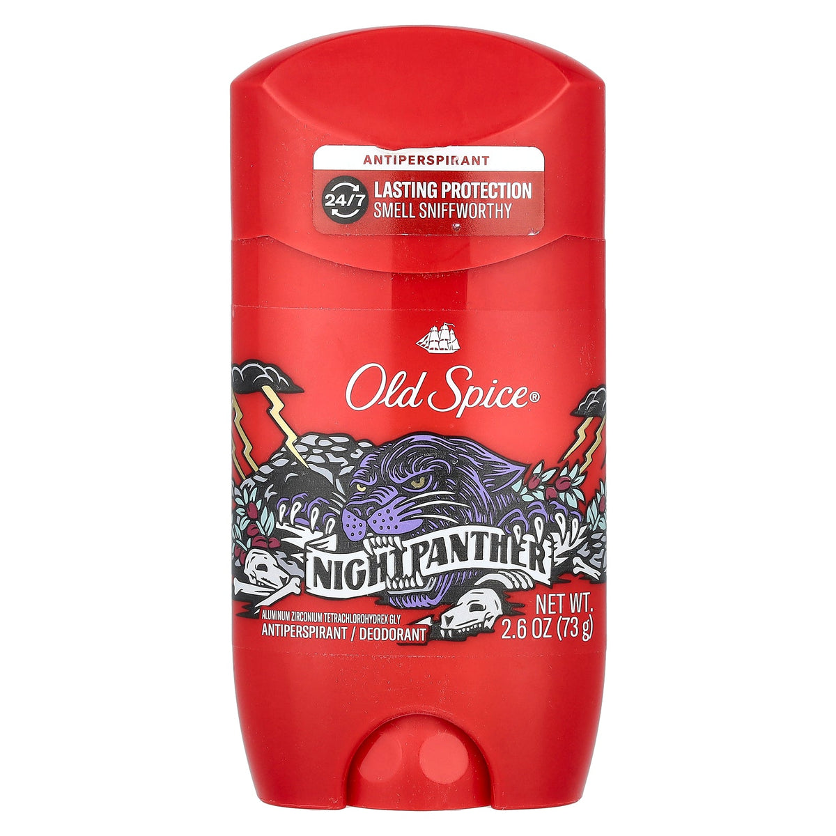 Old Spice, Antiperspirant & Deodorant, Night Panther, 2.6 oz (73 g)