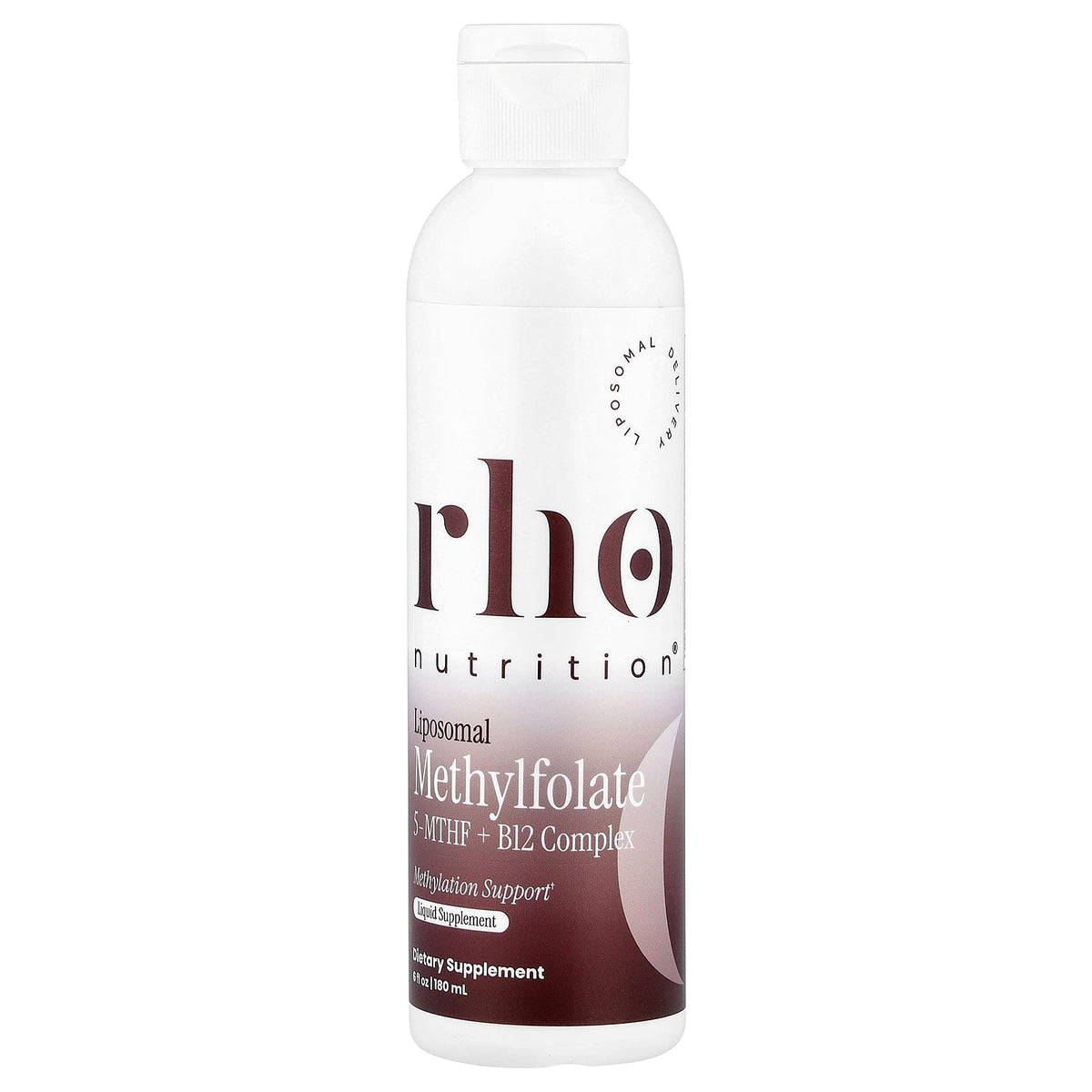 Rho Nutrition, Liposomal Methylfolate 5-MTHF + B12 Complex, 6 fl oz (180 ml)