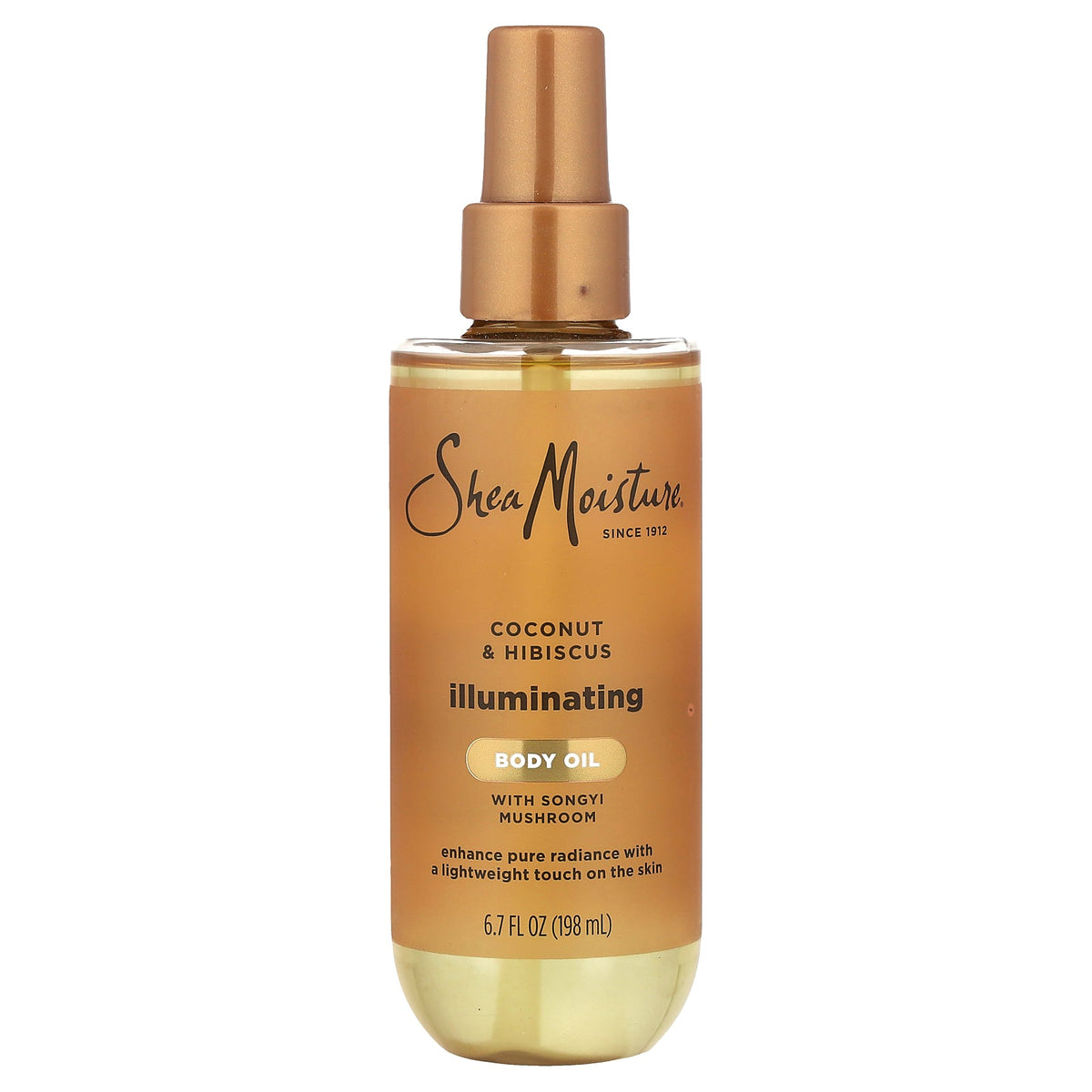SheaMoisture, Illuminating Body Oil, Coconut & Hibiscus, 6.7 fl oz (198 ml)