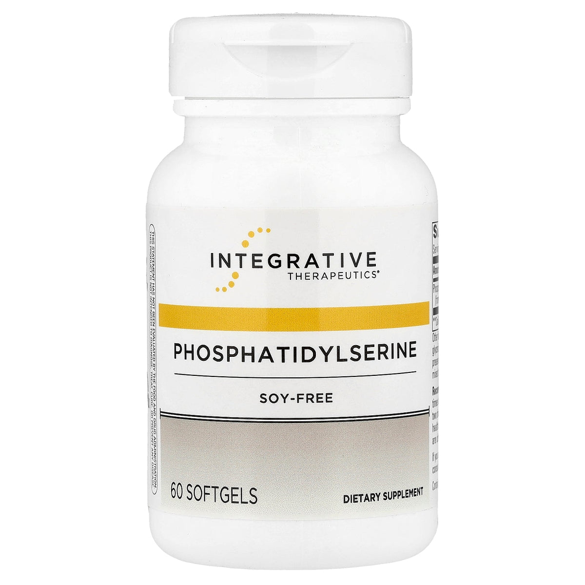 Integrative Therapeutics, Phosphatidylserine, 60 Softgels (100 mg per Softgel)