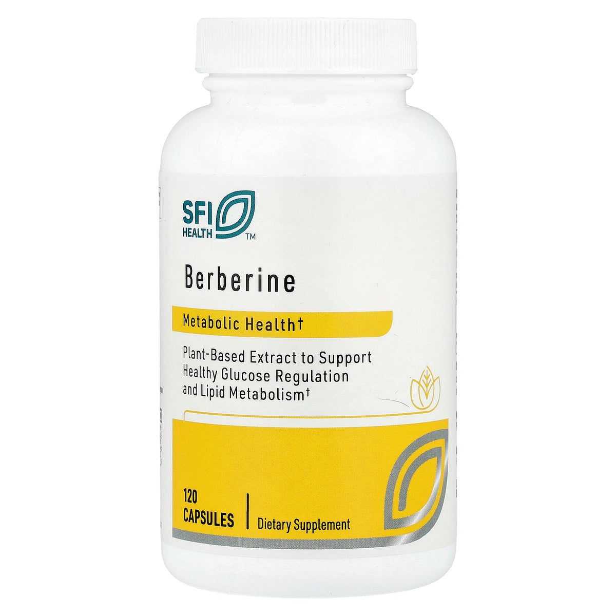 SFI Health, Berberine, 120 Capsules (250 mg per Capsule)