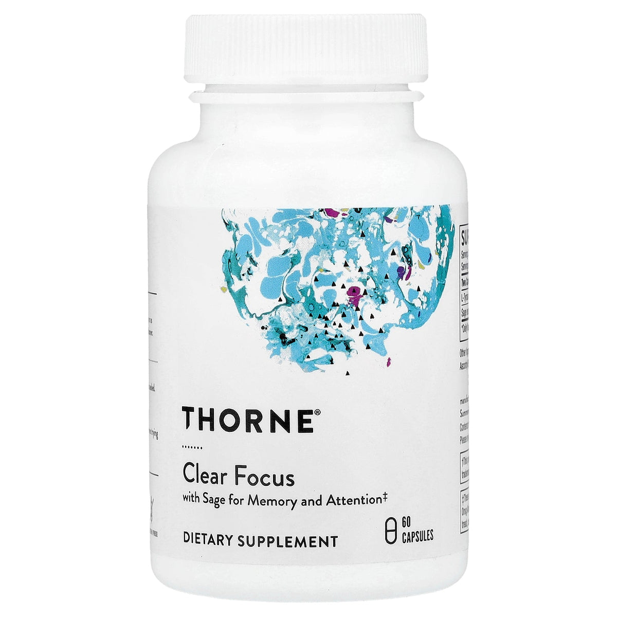 Thorne, Clear Focus, 60 Capsules