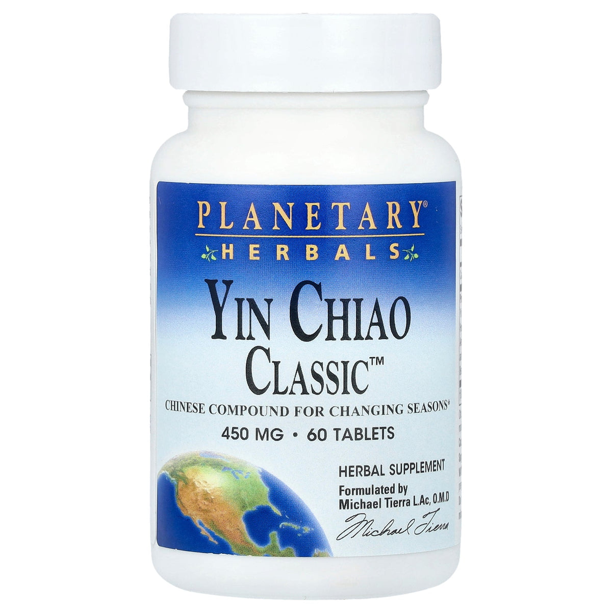 Planetary Herbals, Yin Chiao Classic™, 60 Tablets