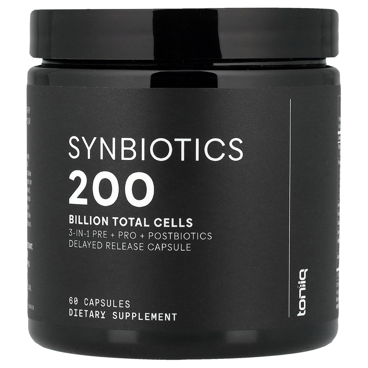 Toniiq, Synbiotics 200, 60 Capsules