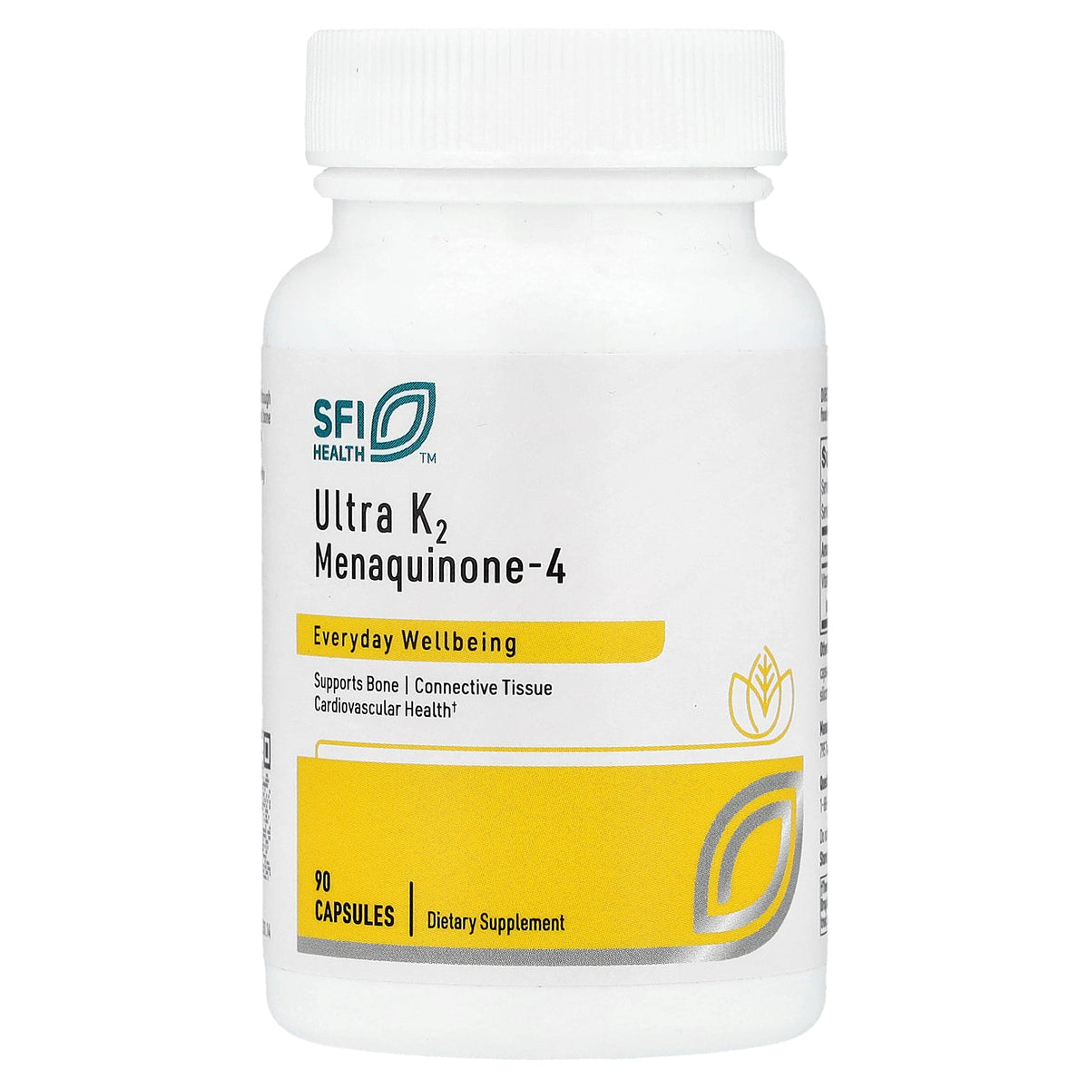 SFI Health, Ultra K2 Menaquinone-4, 90 Capsules (15,000 mcg per Capsule)