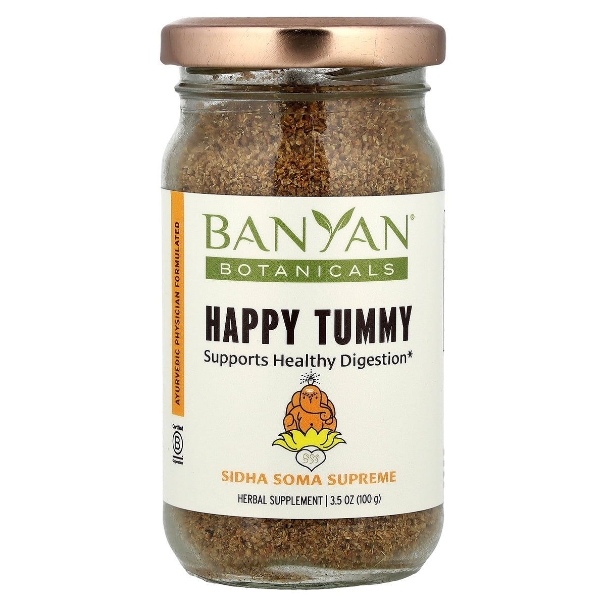 Banyan Botanicals, Happy Tummy, 3.5 oz (100 g)