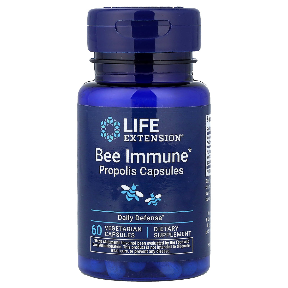 Life Extension, Bee Immune, 60 Vegetarian Capsules (200 mg per Capsule)