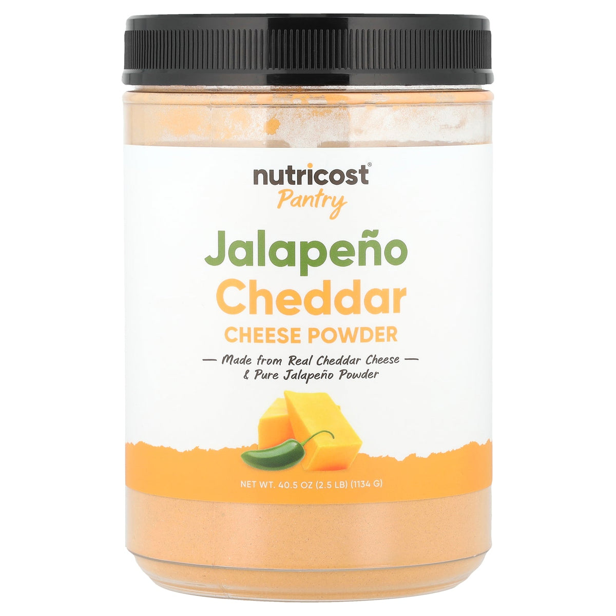 Nutricost, Pantry, Jalapeno Cheddar Cheese Powder, 40.5 oz (1,134 g)