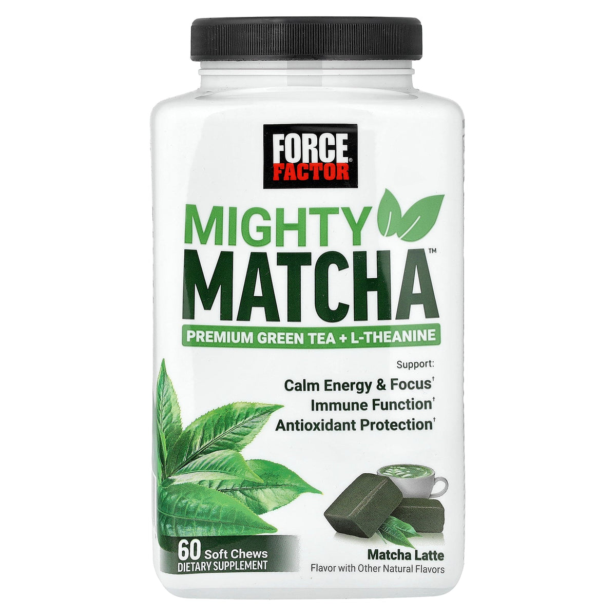 Force Factor, Mighty Matcha™, Match Latte, 60 Soft Chews