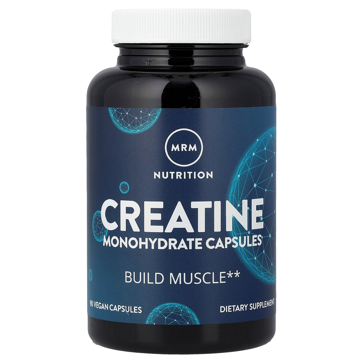 MRM Nutrition, Creatine Monohydrate, 90 Vegan Capsules (833.3 mg per Capsule)