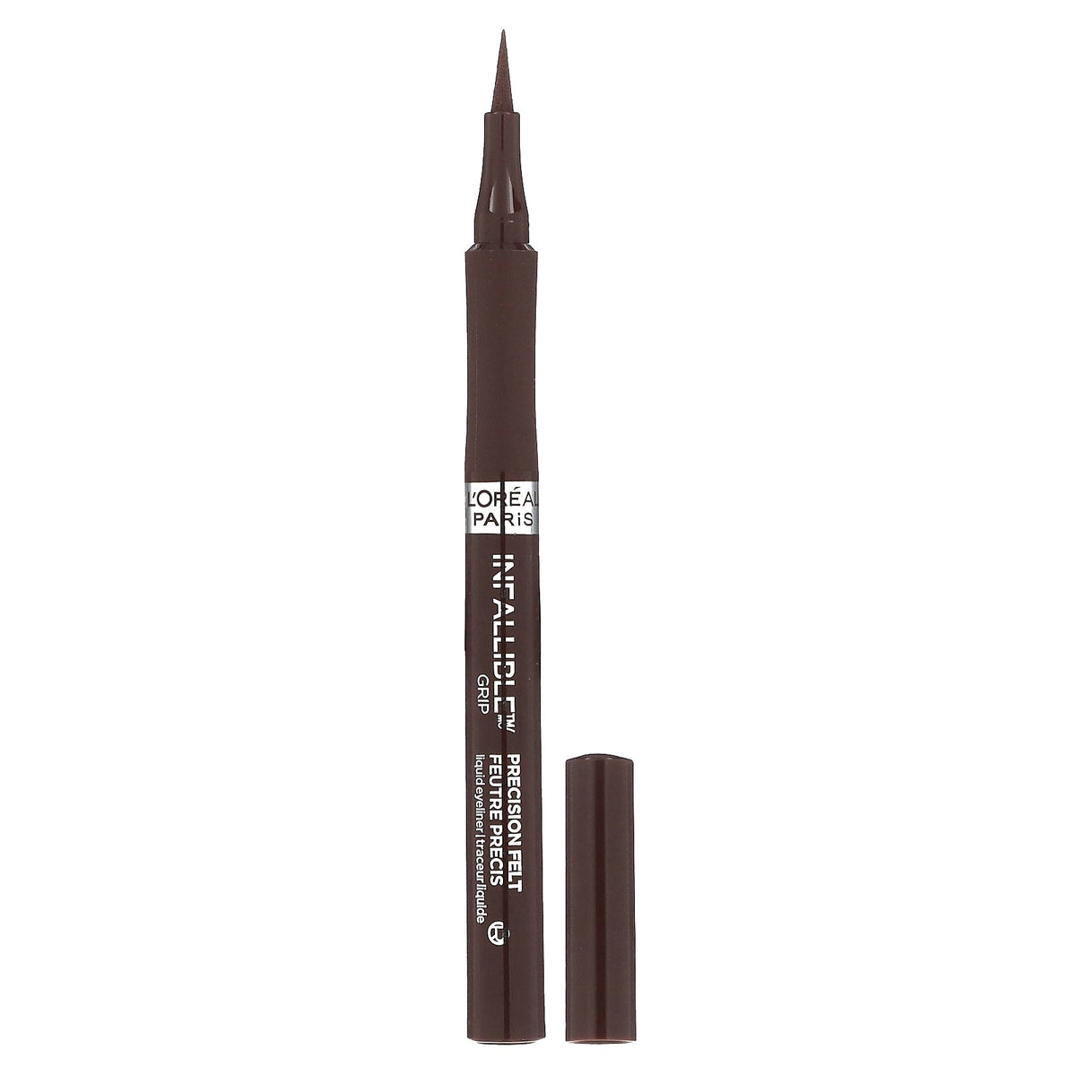 L'Oréal, Infallible Grip, Precision Felt Eyeliner, 605 Brown, 0.034 fl oz (1 ml)