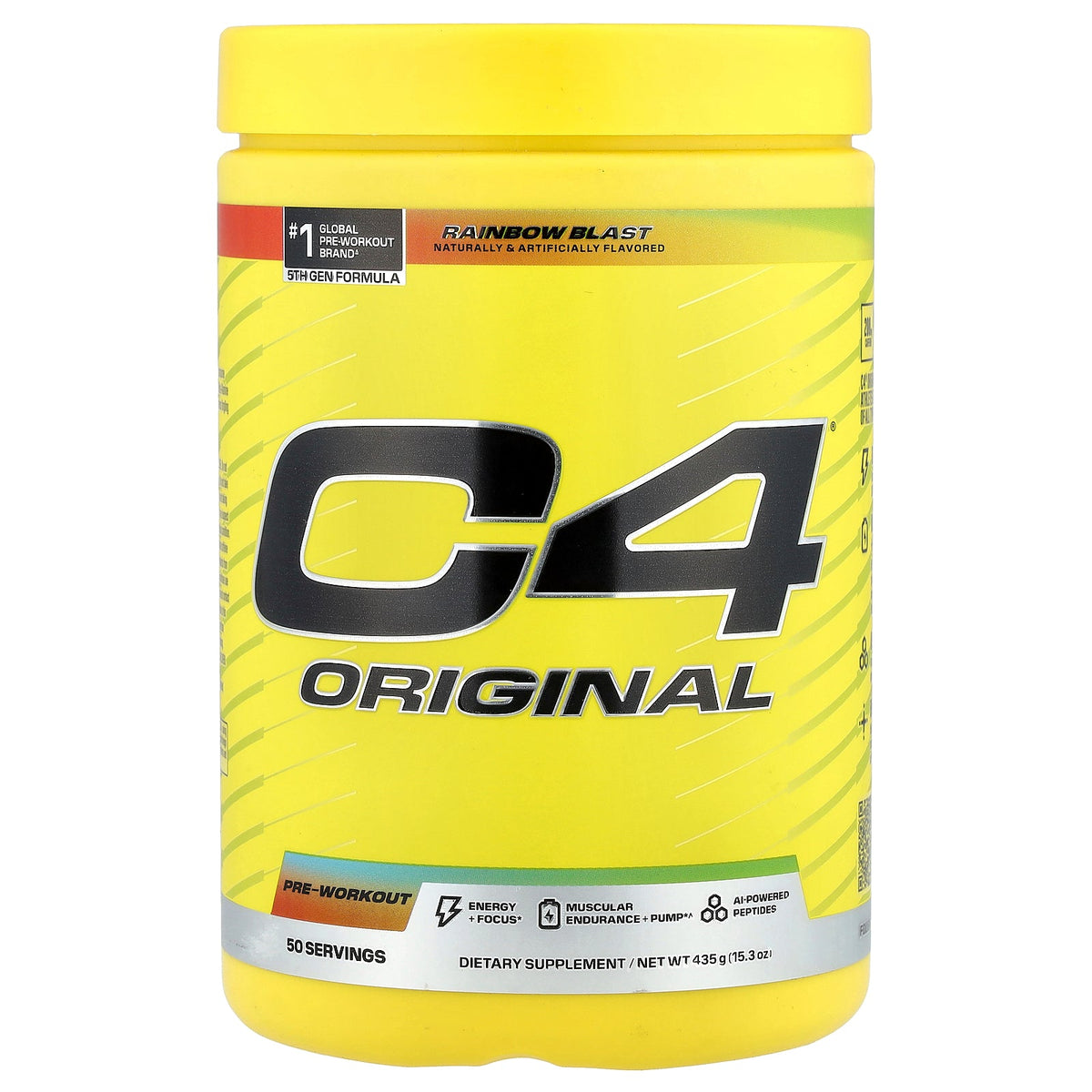 C4 / Cellucor, C4® Original, Pre-Workout, Rainbow Blast, 15.3 oz (435 g)