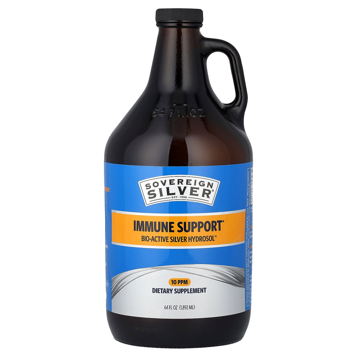 Sovereign Silver, Bio-Active Silver Hydrosol™, 64 fl oz (1,892 ml)