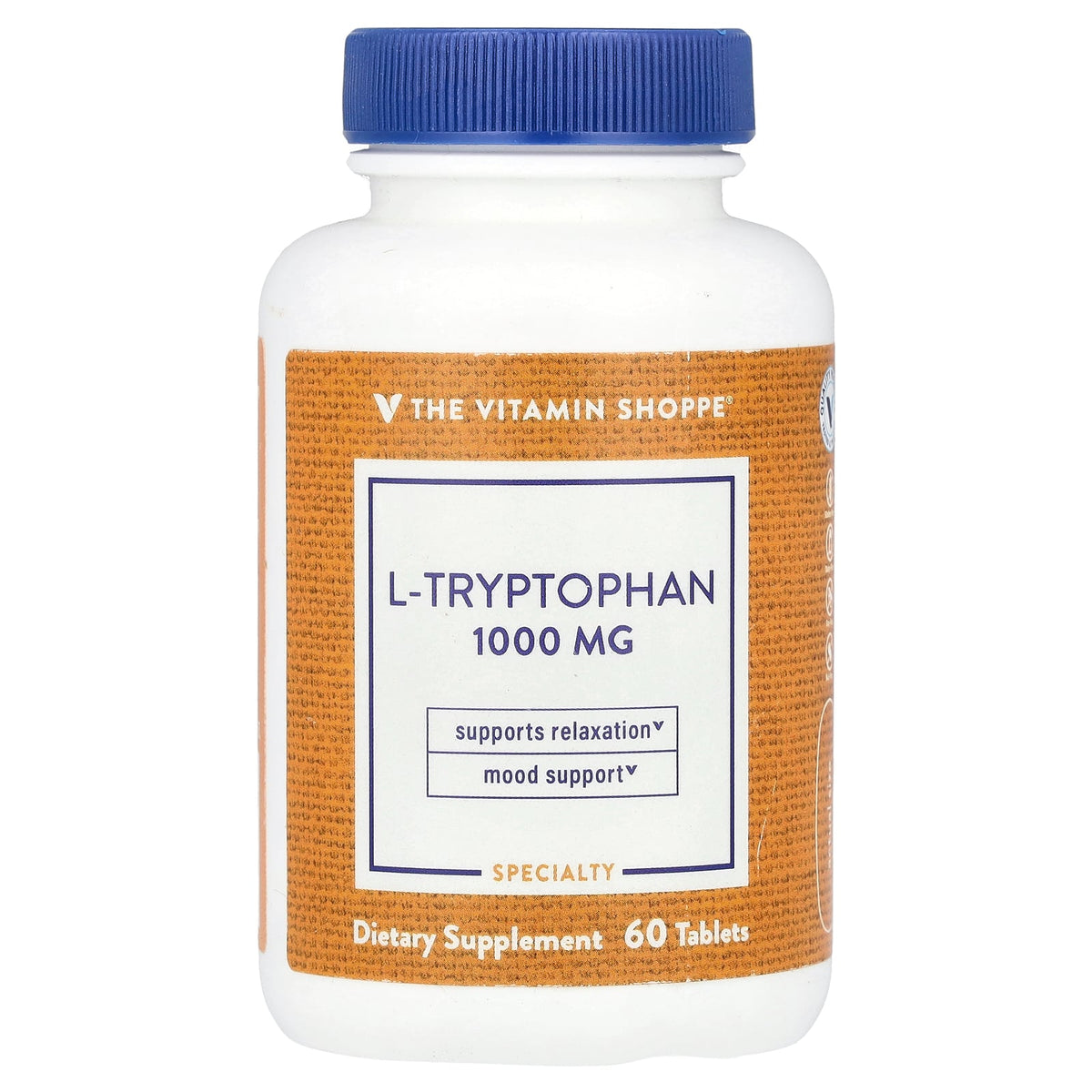 The Vitamin Shoppe, L-Tryptophan, 1,000 mg, 60 Tablets