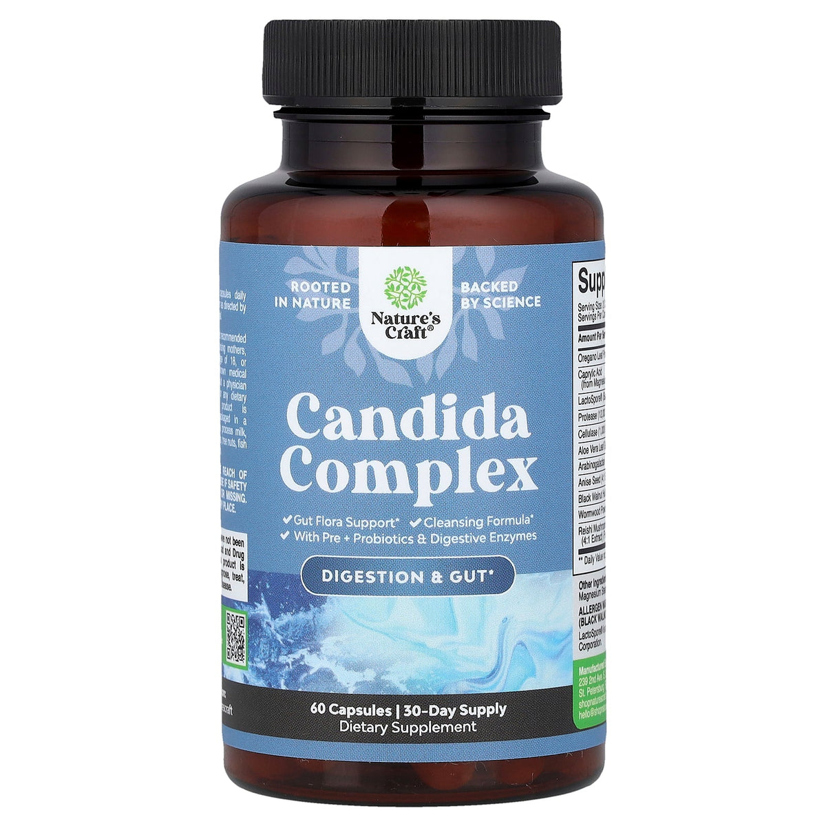 Nature's Craft, Candida Complex, 60 Capsules