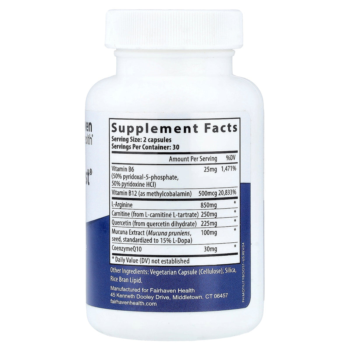 Fairhaven Health, MotilityBoost® For Men, 60 Capsules