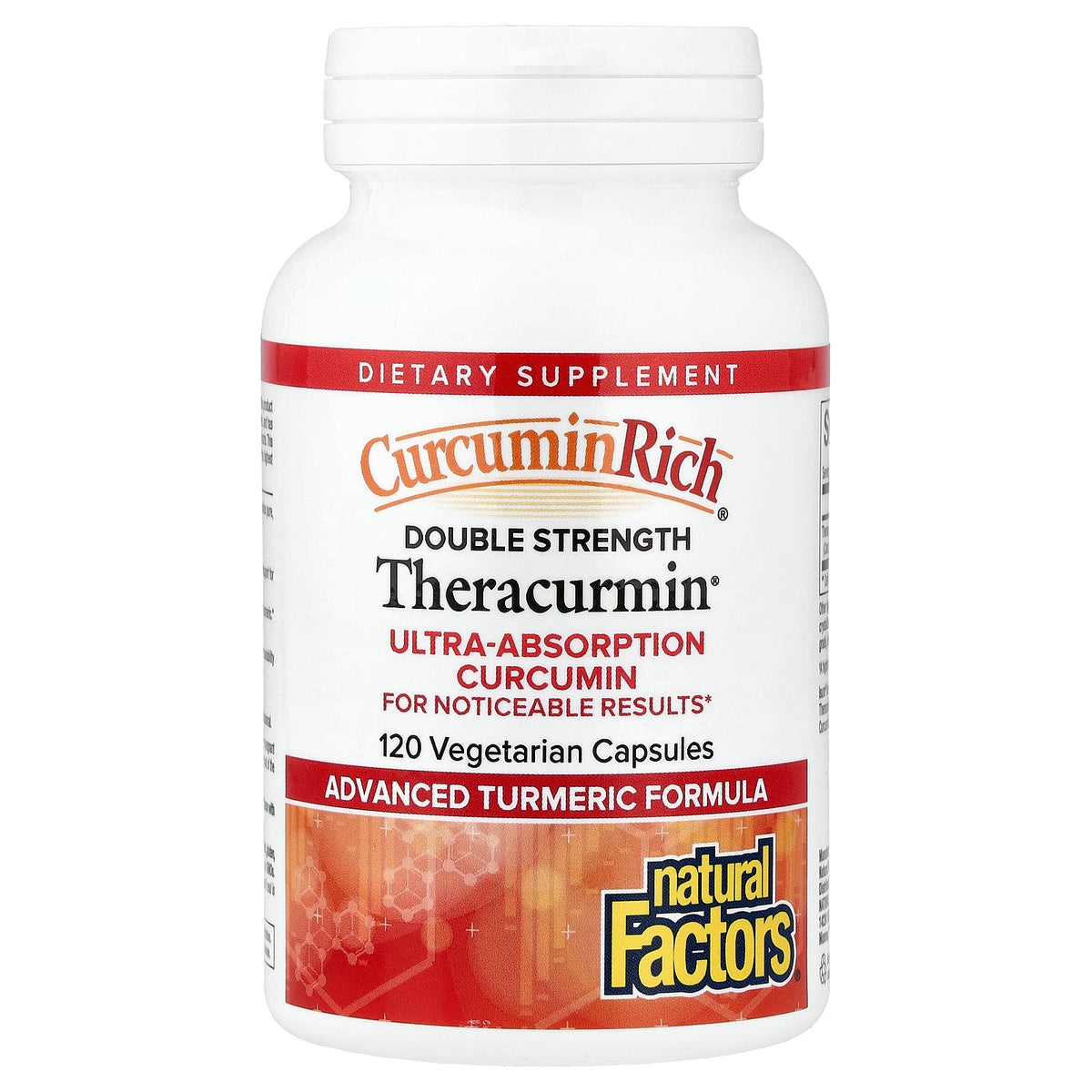 Natural Factors, CurcuminRich®, Theracurmin®, 120 Vegetarian Capsules (60 mg per Capsule)