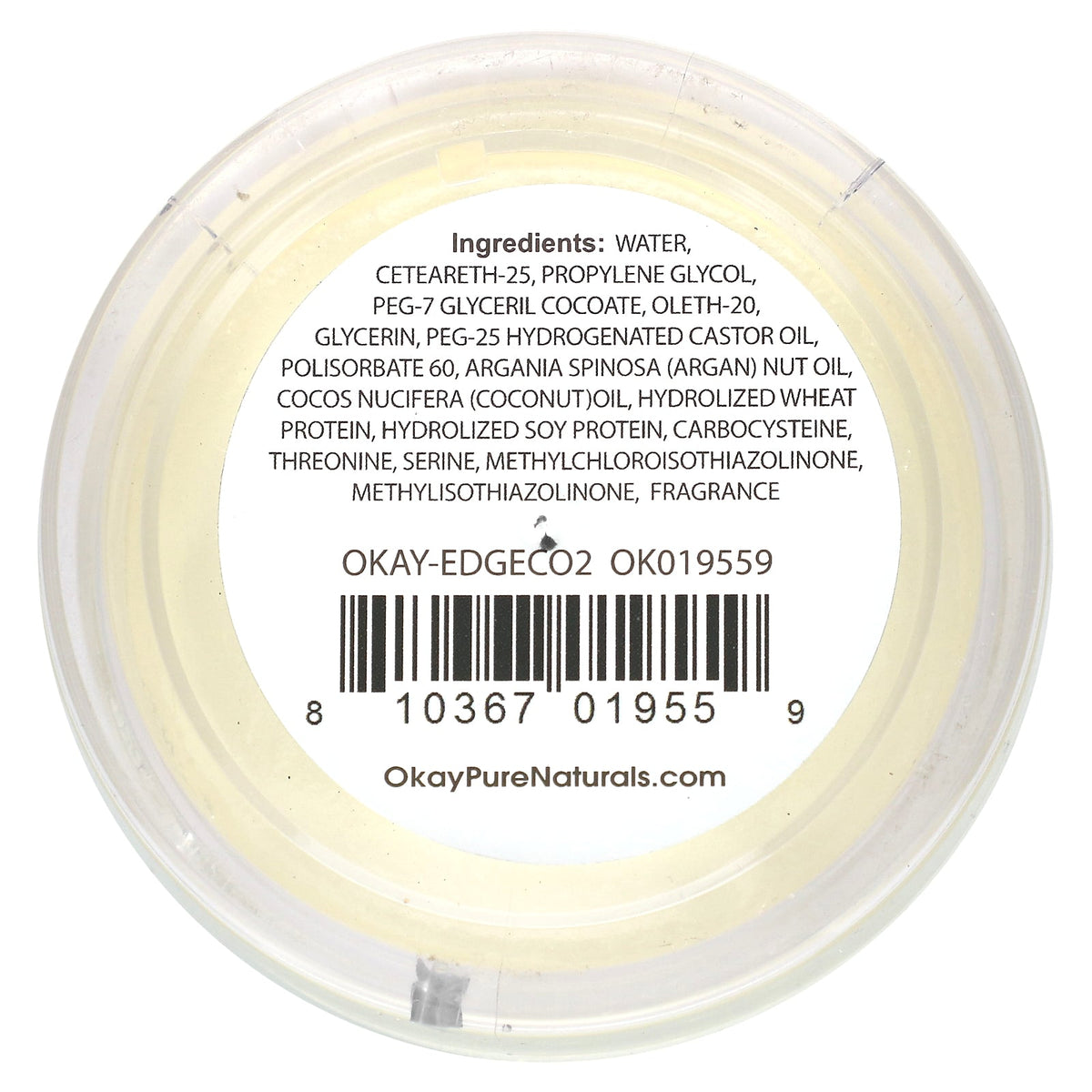 Okay Pure Naturals, On The Go Polished Edges With Nourishing Coconut Oil, 2 oz (59 ml)