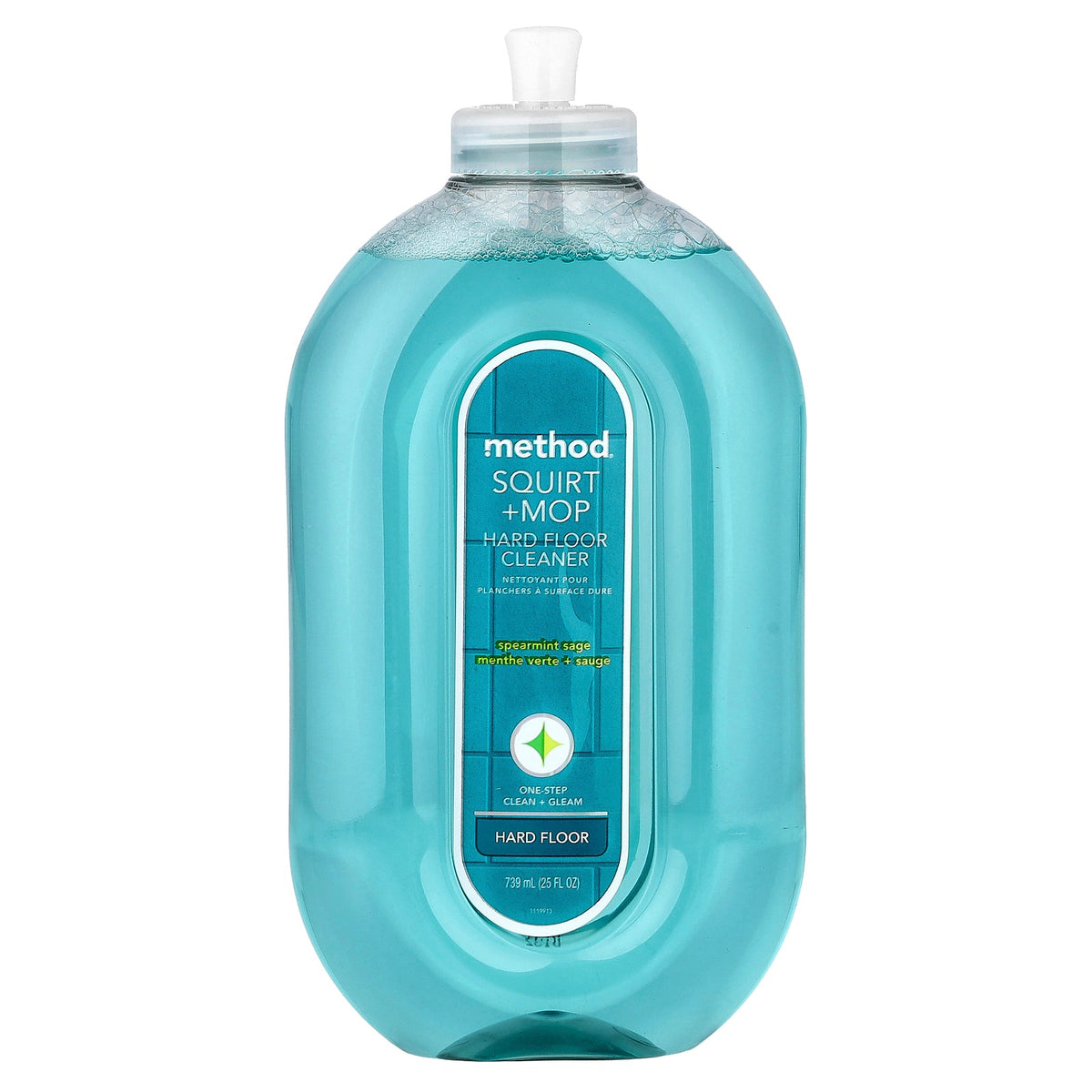 Method, Squirt + Mop, Hard Flood Cleaner, Spearmint Sage, 25 fl oz (739 ml)