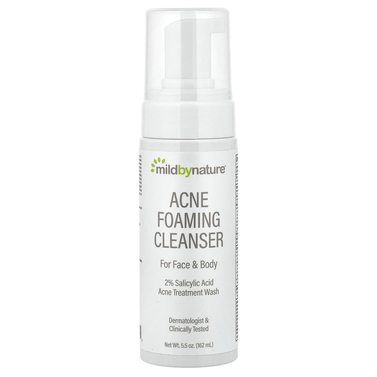 Mild By Nature, Acne Foaming Cleanser, 5.5 fl oz (162 ml)