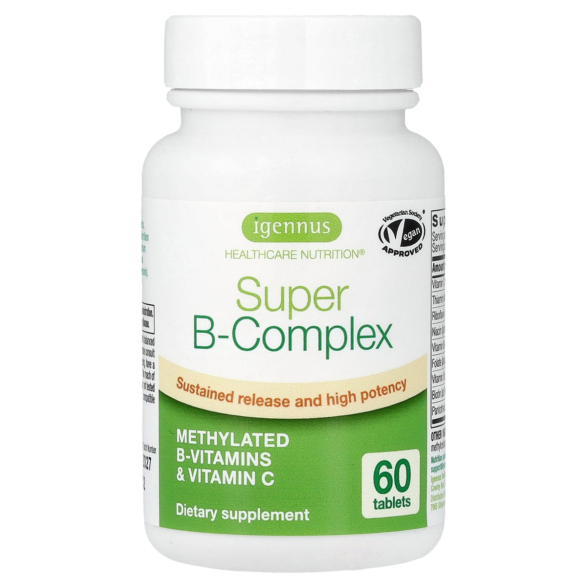 Igennus, Super B-Complex, 60 Tablets