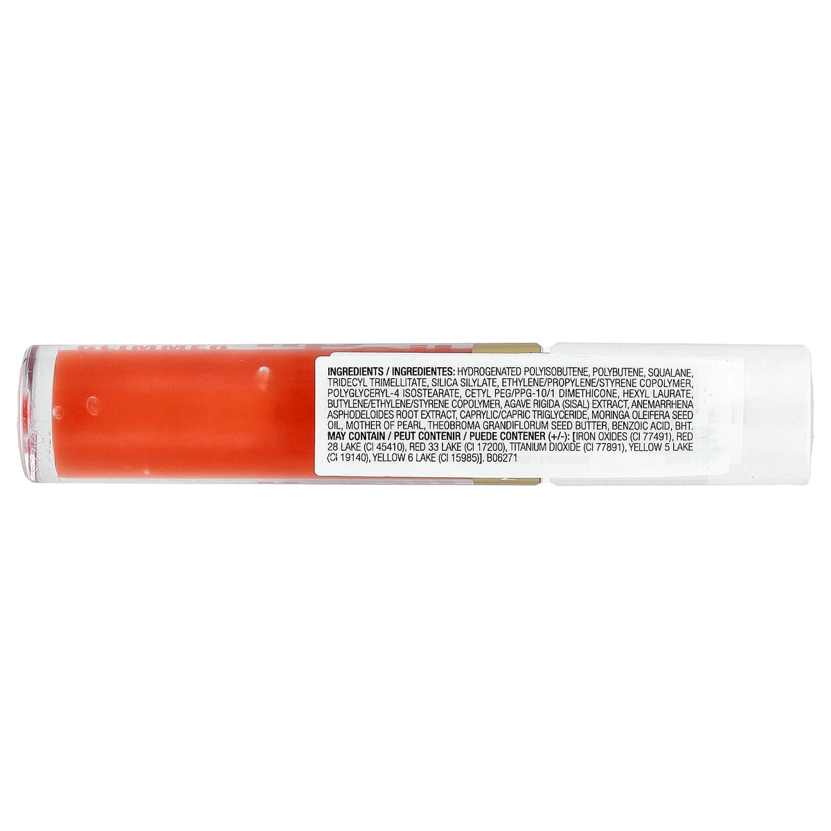 Revlon, Super Lustrous Glimmer™, Lip Oil, 002 Miss Coral, 0.13 fl oz (3.8 ml)