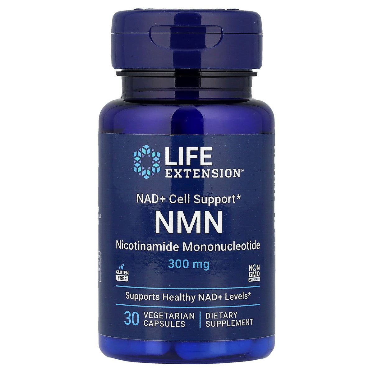 Life Extension, NMN, NAD+ Cell Support, 300 mg, 30 Vegetarian Capsules