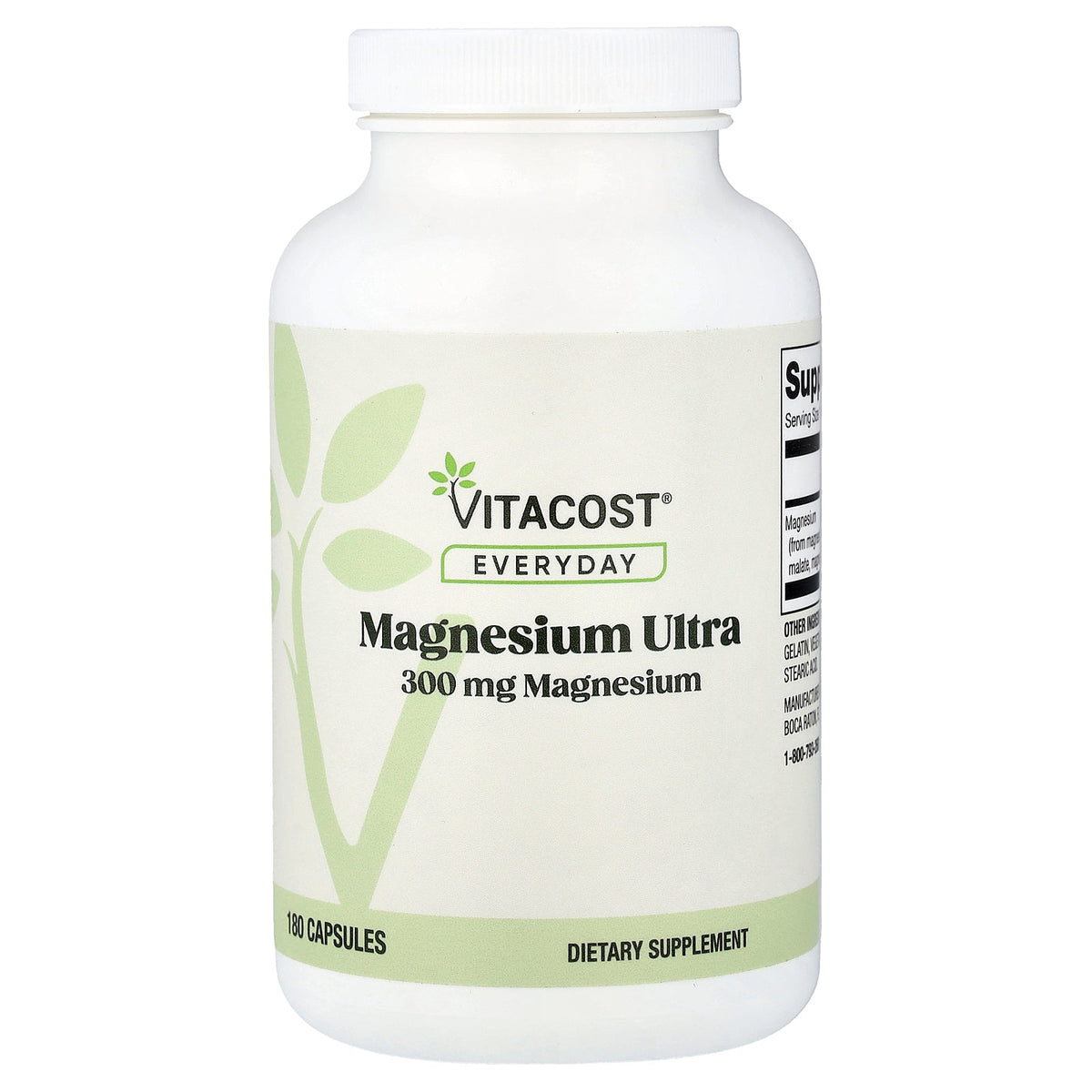 Vitacost, Everyday, Magnesium Ultra, 300 mg, 180 Capsules