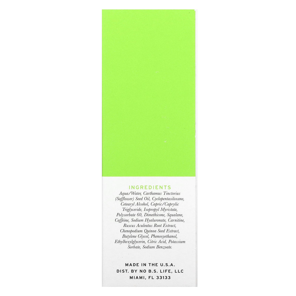 No BS Skincare, Caffeine Eye Cream , 0.5 fl oz (15 ml)